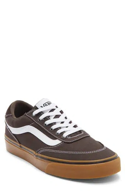 Vans Brooklyn Low Top Sneaker In Brown