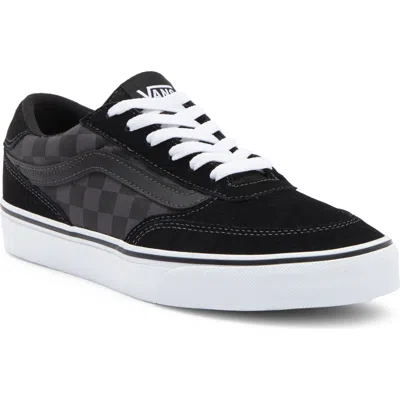Vans Brooklyn Sneaker In Checkerboard Black/asphalt