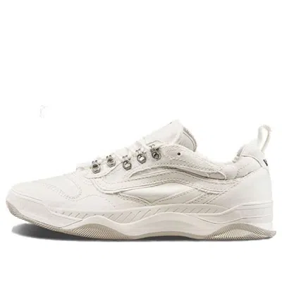 Vans Brux Wc Cozy Thick Sole Low Tops Casual Shoe White In Neutral