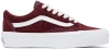 VANS BURGUNDY PREMIUM OLD SKOOL 36 SNEAKERS