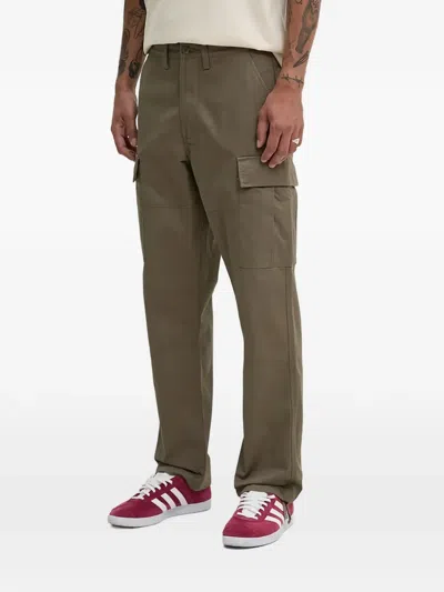 Vans Button-fastening Cargo Pants In Green