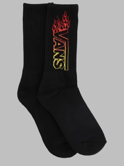 Vans By Metallic Flame Boys (1-6, 1pk) In Black