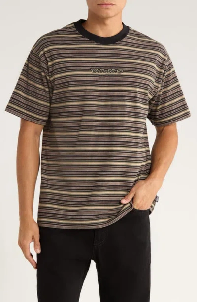 Vans Cameron Stripe Cotton T-shirt In Multi