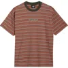 Vans Cameron Stripe Cotton T-shirt In Multi