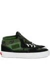 Vans Camouflage-print Lace-up Sneakers In Green