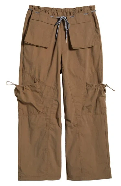 Vans Canopy Parachute Pants In Walnut