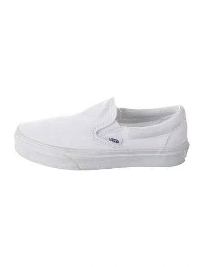 Pre-owned Vans Canvas Sneakers In White