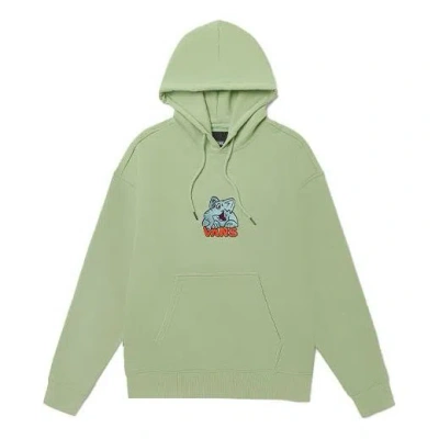 Vans Cartoon Pattern Loose Pullover Couple Style Green