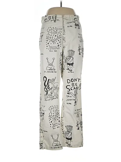 Pre-owned Vans Casual Pants In White