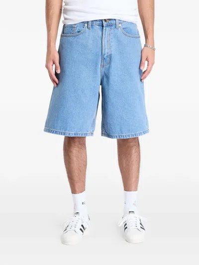 Vans Check-5 Denim Shorts In Blue
