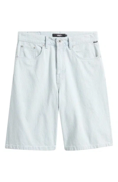 Vans Check-5 Baggy Denim Shorts In Green