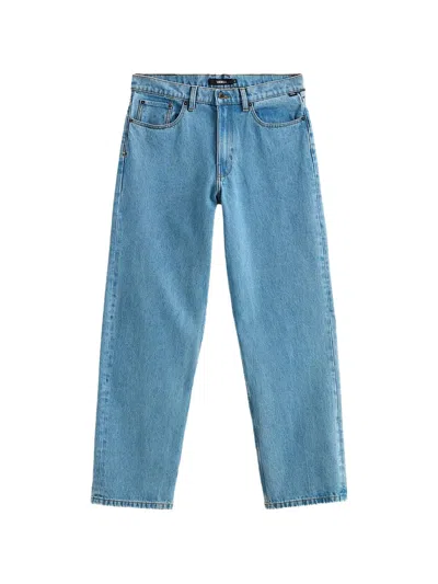 Vans Kids' Check-5 Loose-fit Jeans In Blue