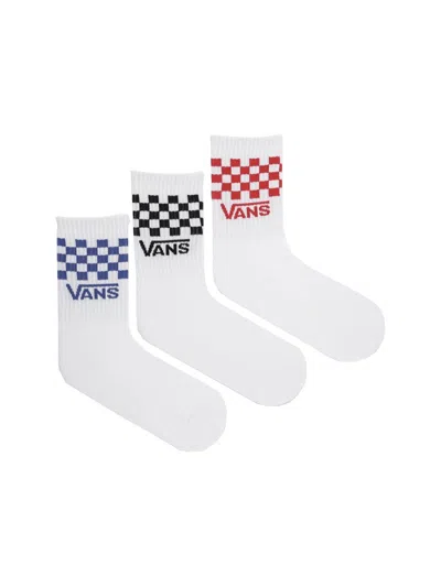 Vans "checkboard Logo" Socks In White