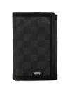 Vans Checked-pattern Wallet In Black
