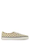 Vans Checked Printed Canvas Authentic Sneaker In Multi