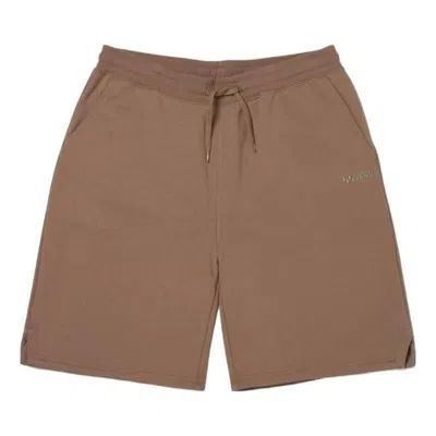 Vans Checker Logo Shorts 'tan' In Brown