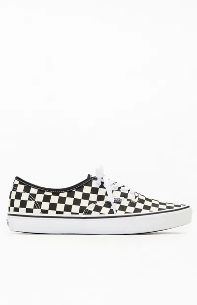 Vans Authentic Checkerboard Sneakers In Black