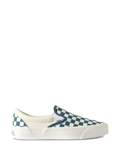 Vans Checkerboard Slip-on Sneakers In White