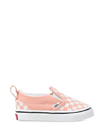 Vans Babies' Checkerboard Slip-on Trainers In Pink