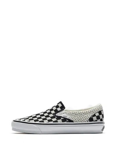 Vans Checkerboard Slip-on Sneakers In Black
