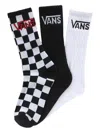 Vans Classic Crew Socks 3pack 1-6 In White