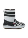 Vans Checkerboard Striped Boots In Multi