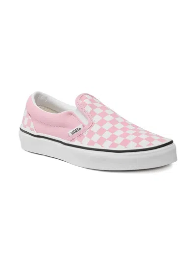 Vans Kids' Checkerboard Trainers In Pink