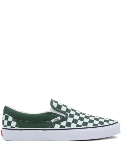 Vans Checkerboard "white/green" Sneakers