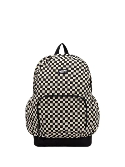 Vans Checkerboard-print Backpack In Black