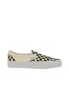 Vans Checkerboard Canvas Sneakers In White