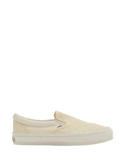 Vans Checkered Slip On Loafers In Neutral