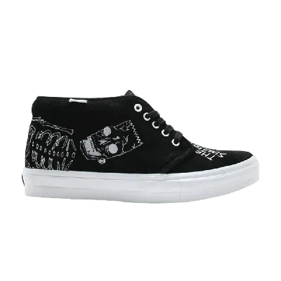 Pre-owned Vans Chukka Boot Lx 'simpsons Neckface' In Black