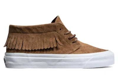 Pre-owned Vans Chukka Moc Dx Suede (women's) Sneakers In Brown/blanc De Blanc