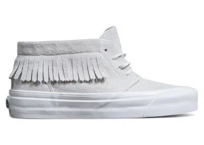 Pre-owned Vans Chukka Moc Dx Suede (women's) Sneakers In White/blanc De Blanc