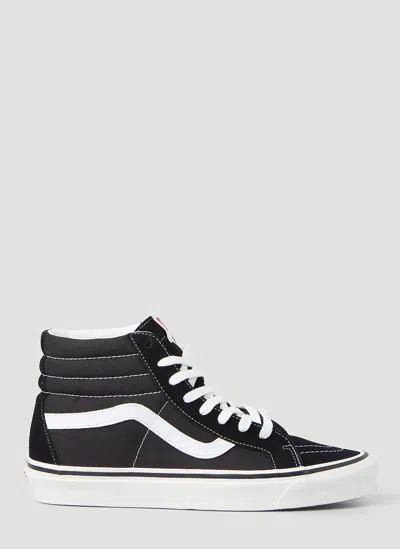 Vans Iconic Canvas Sk8 High-top Sneakers In Black