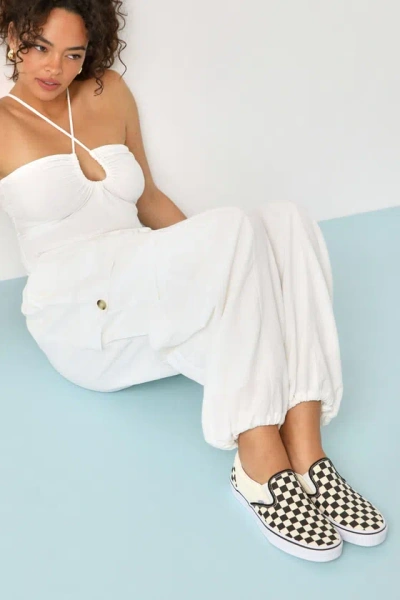 Vans Classic Black & White Checkerboard Slip-on Sneakers