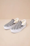 Vans Slip-on Reissue 98 Checkerboard Shoes In Black