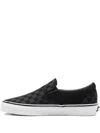 Vans Classic Checkerboard "black" Sneakers In Black