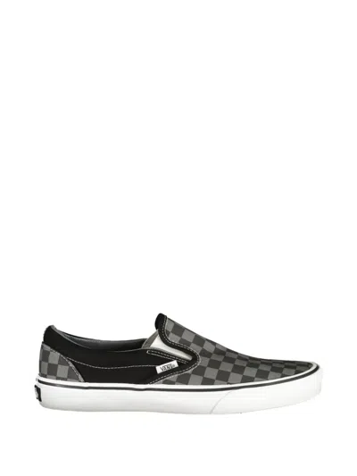 Vans Classic Checkered Sneakers In Black