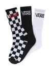 Vans Classic Crew Socks 3pack 1-6 In Multi