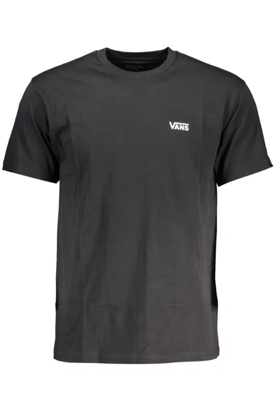 Vans Classic Fit Round Neck Printed Tee In Black