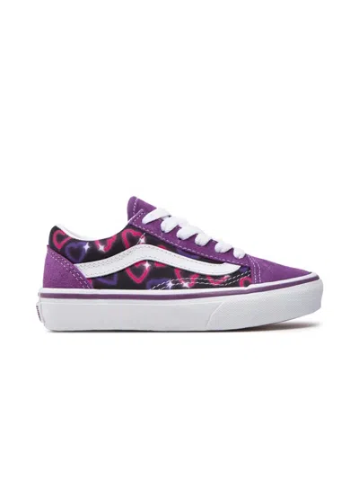 Vans Classic Mini Old Skool Sneakers For Kids In Purple