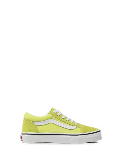 Vans Classic Mini Skate Sneakers For Kids In Yellow