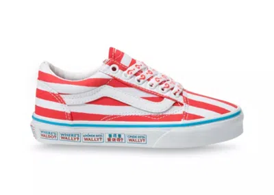 Pre-owned Vans Classic Old Skool (kids) Sneakers In International Stripes In Multi