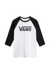 Vans Classic Raglan-sleeve T-shirt In White