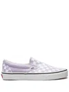 Vans Checkerboard Slip-on Sneakers In Purple