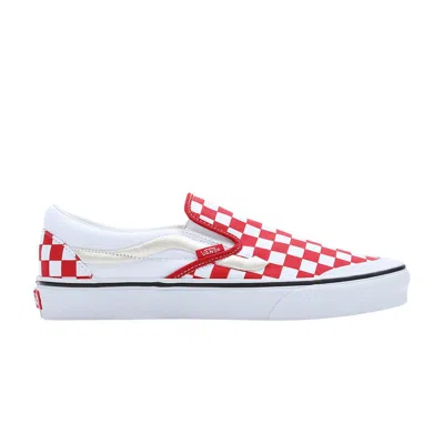 Pre-owned Vans Classic Slip-on 138 'sidestripe - Red Checkerboard'
