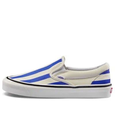 Vans Classic Slip-on 98 Dx 'anaheim Factory - Blue Stripes' In White