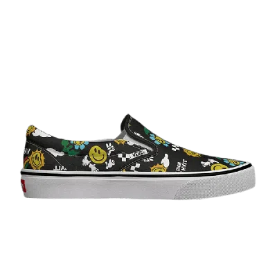 Pre-owned Vans Classic Slip-on 'better Day' In Black