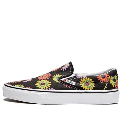 Vans Classic Slip-on 'black Yellow' In Multi